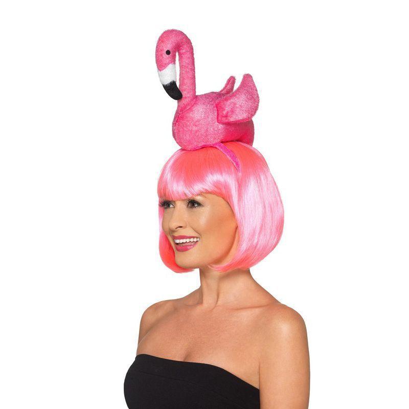 Flamingo Headband Adult Pink Unisex