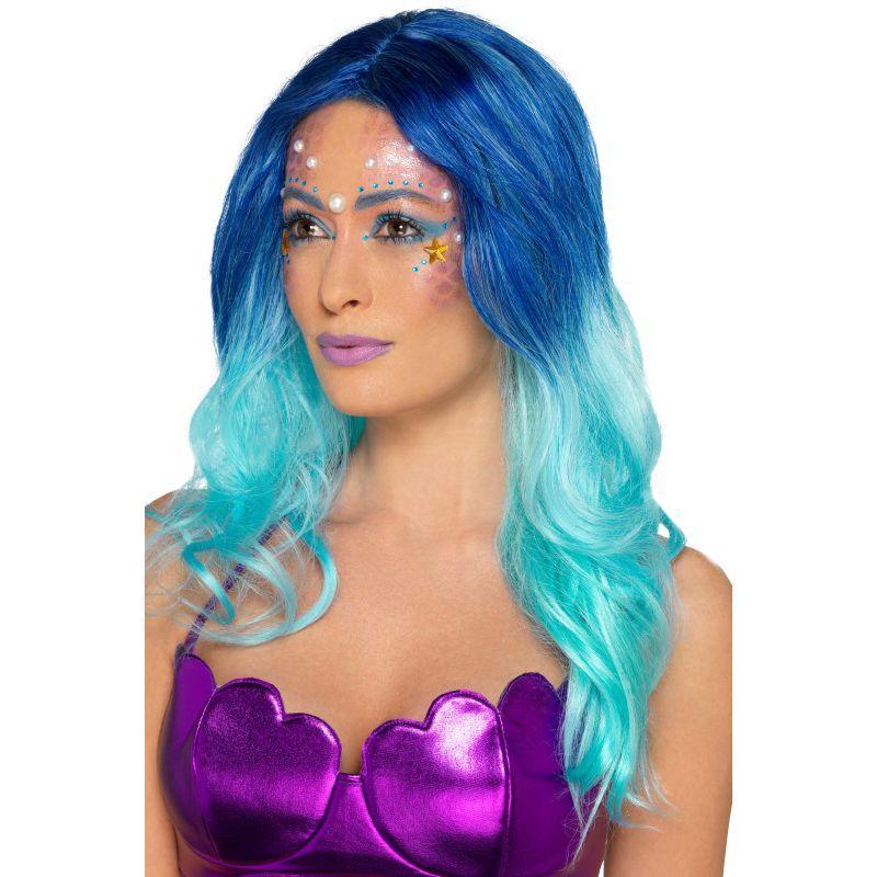 Smiffys Make Up Fx Mermaid Kit Aqua With Adult Multi Womens