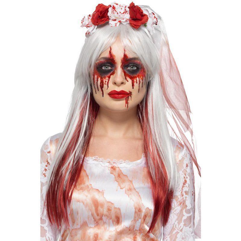 Smiffys Make Up Fx Blood Drip Bride Kit Aqua Adult Multi Womens