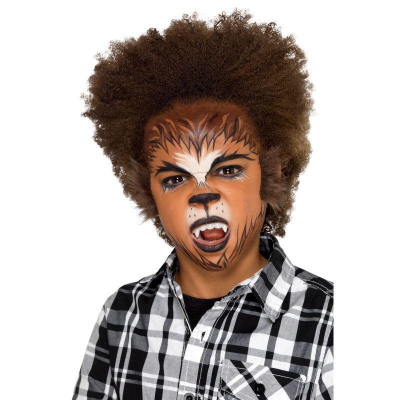 Smiffys Make Up Fx Kids Werewolf Kit Aqua Child Brown Boys