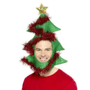 Novelty Christmas Tree Hat Smiffys Adult Green