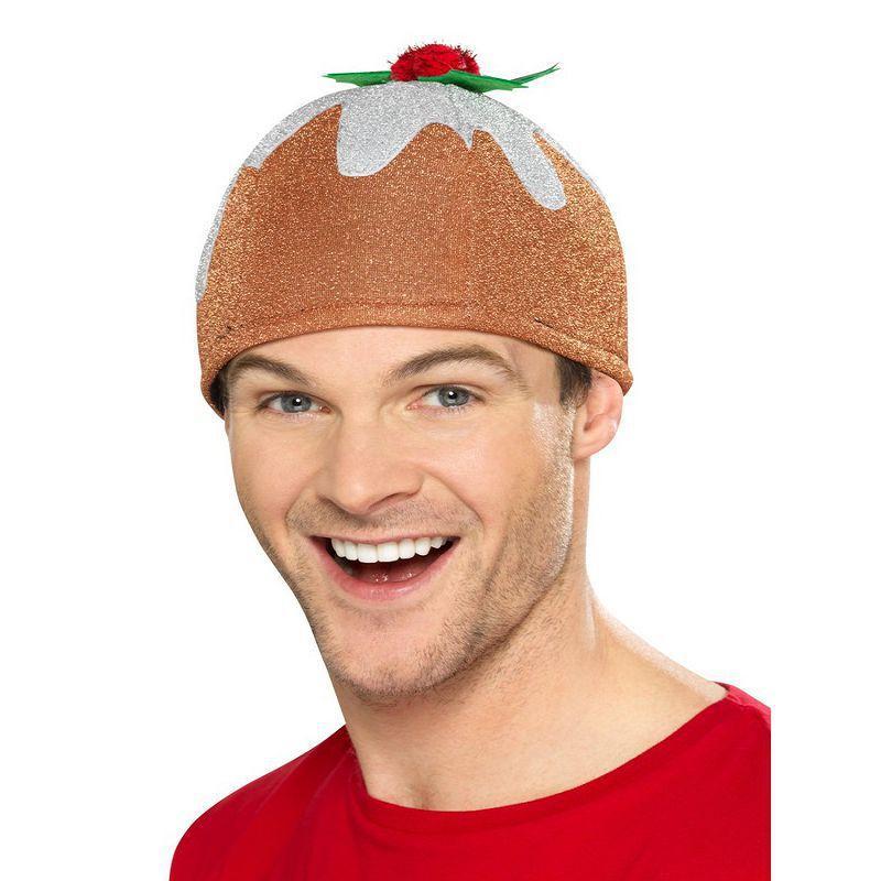 Christmas Pudding Hat Adult Brown Unisex -1