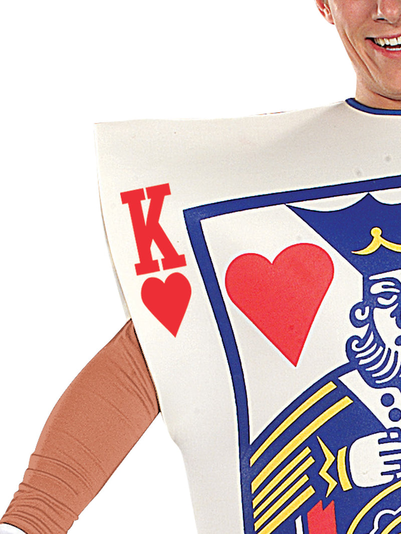 King Of Hearts Playing Card Costume Adult Mens -3