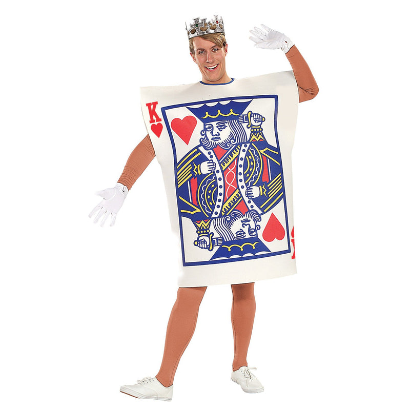 King Of Hearts Playing Card Costume Adult Mens -1