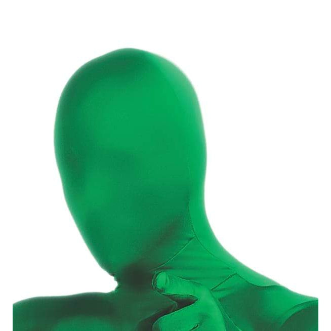 2nd Skin Face Mask Green Adult Mens