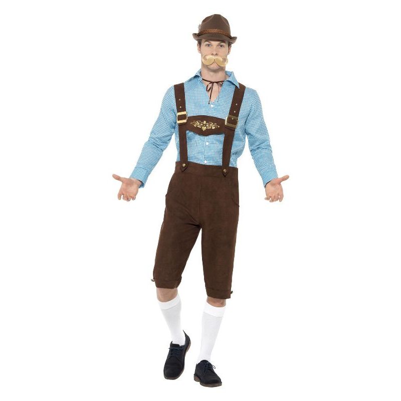 Beer Fest Costume Adult Blue Mens -1