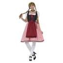 Bavarian Tavern Maid Costume Adult Red Womens -1