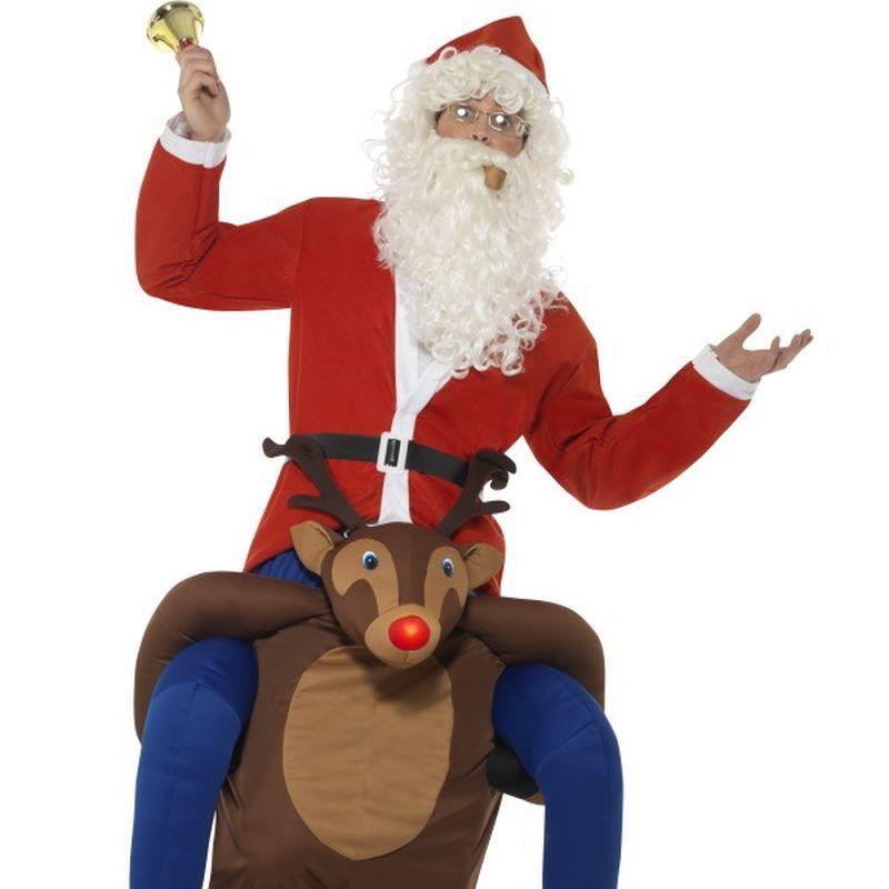 Piggyback Reindeer Rudolf Costume - One Size