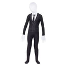 Supernatural Boy Costume Kids Slenderman Bodysuit Black