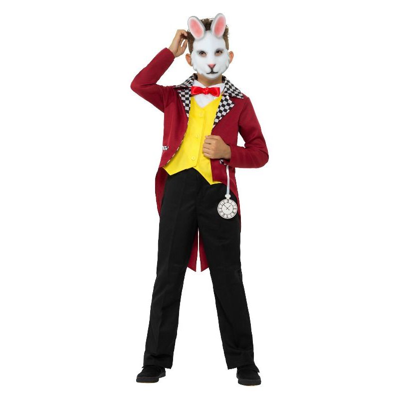 White Rabbit Costume With Jacket Kids Multi Boys