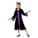 Evil Queen Costume Child Black Purple