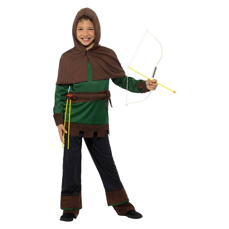 Robin Hood Costume Child Green Brown Boys
