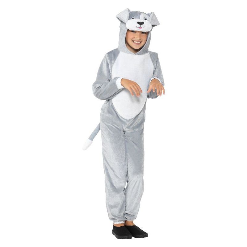 Dog Costume Kids Grey Unisex