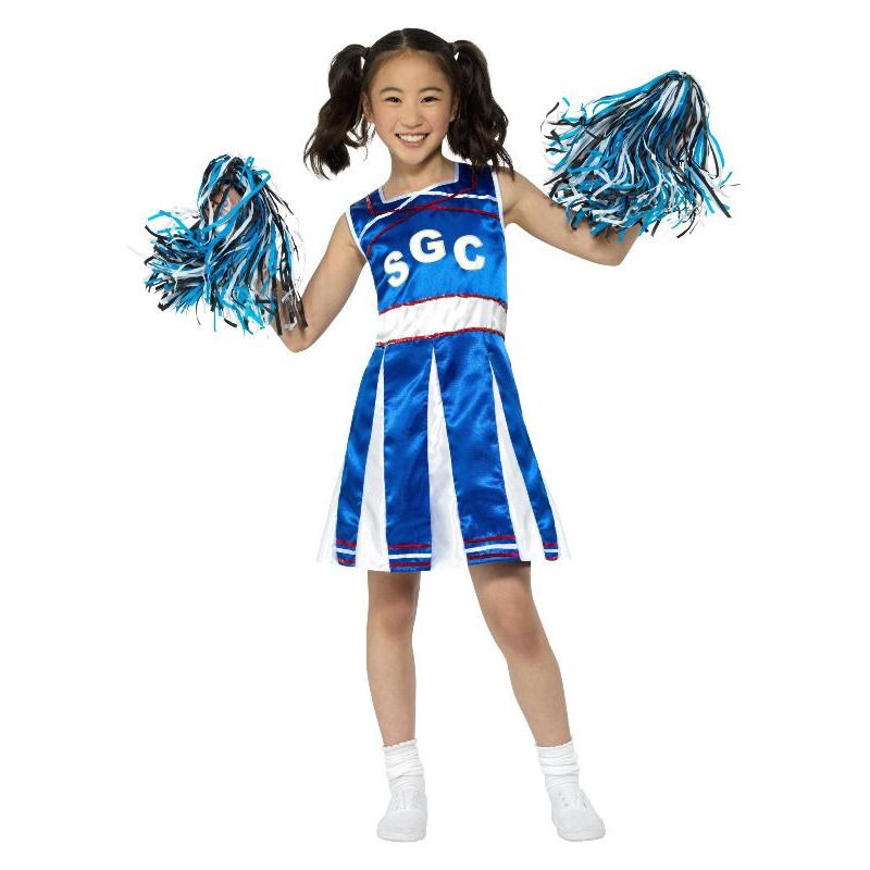 Cheerleader Costume Child Blue Girls -1