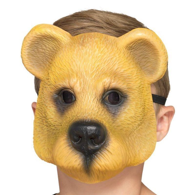 Bear Mask Child Child Lightbrown Unisex -1
