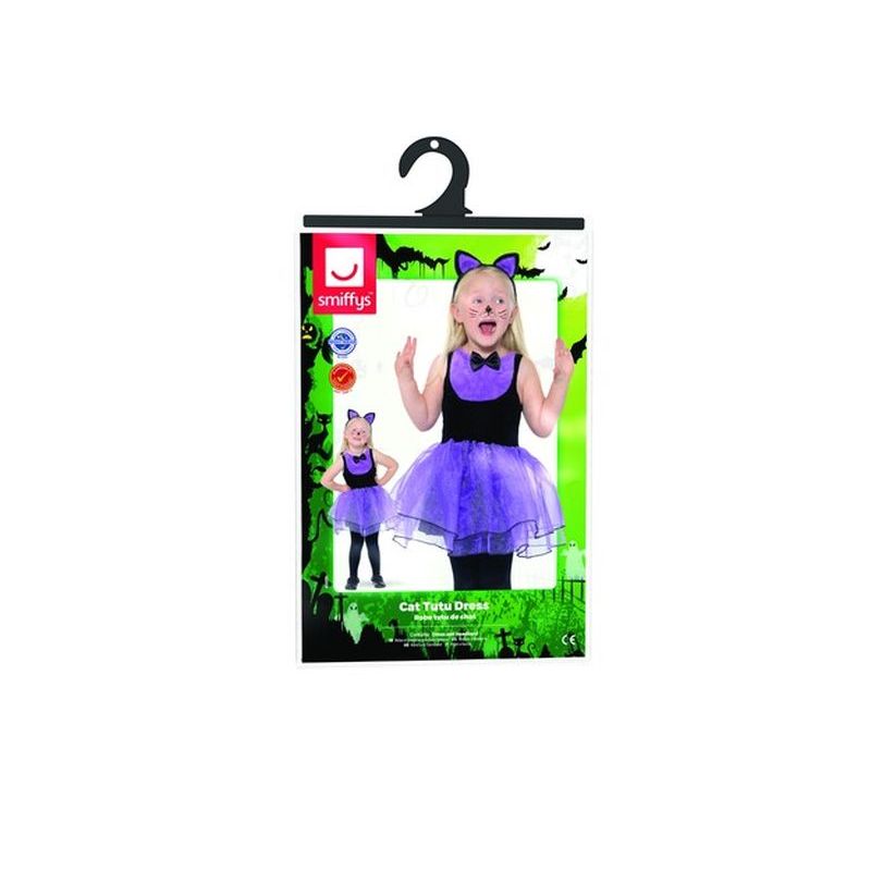 Toddler Cat Costume Child Black Purple
