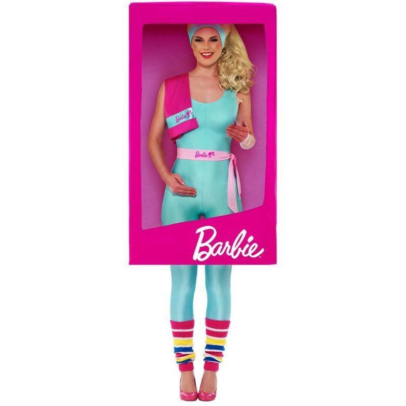 Barbie 3d Box Costume Adult Pink Womens -1