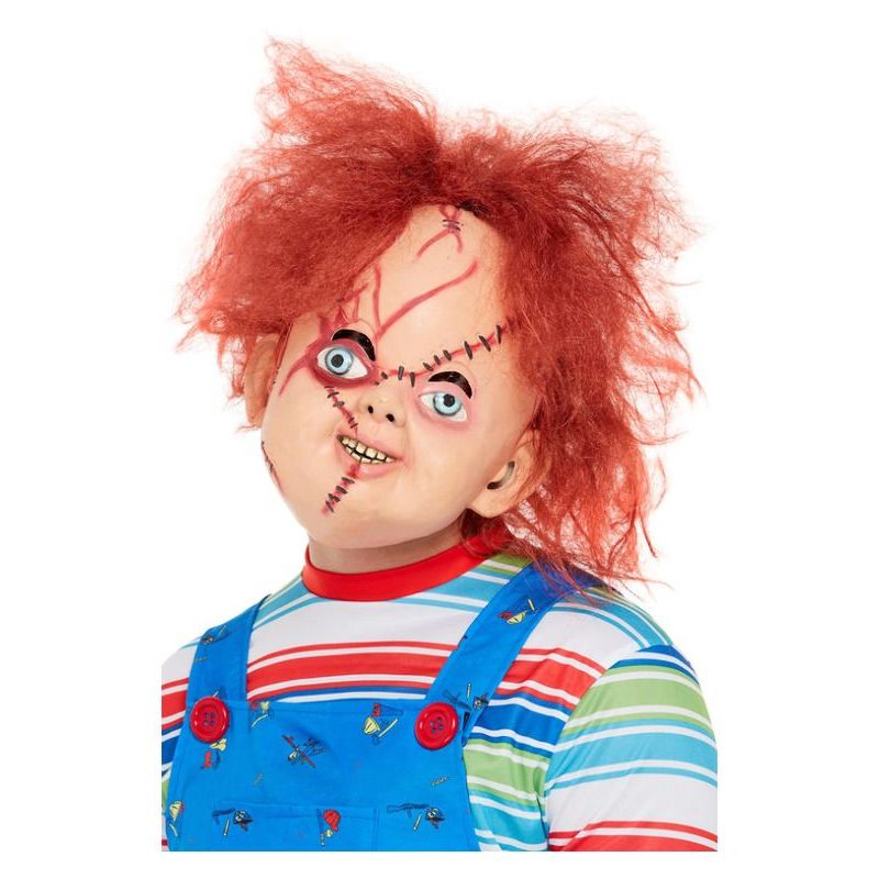 Chucky Latex Mask Adult Brown Mens -1