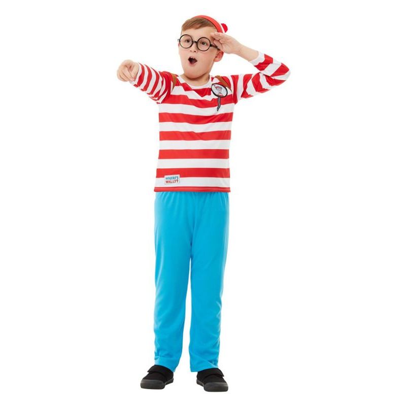 Where's Wally? Deluxe Costume Child Red Boys