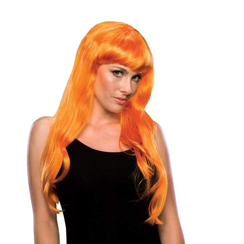 Glamour Orange Wig Adult Womens