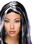 Witch Grey Streaked Wig Adult Womens -2