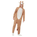 Giraffe Costume Adult Brown Jumpsuit