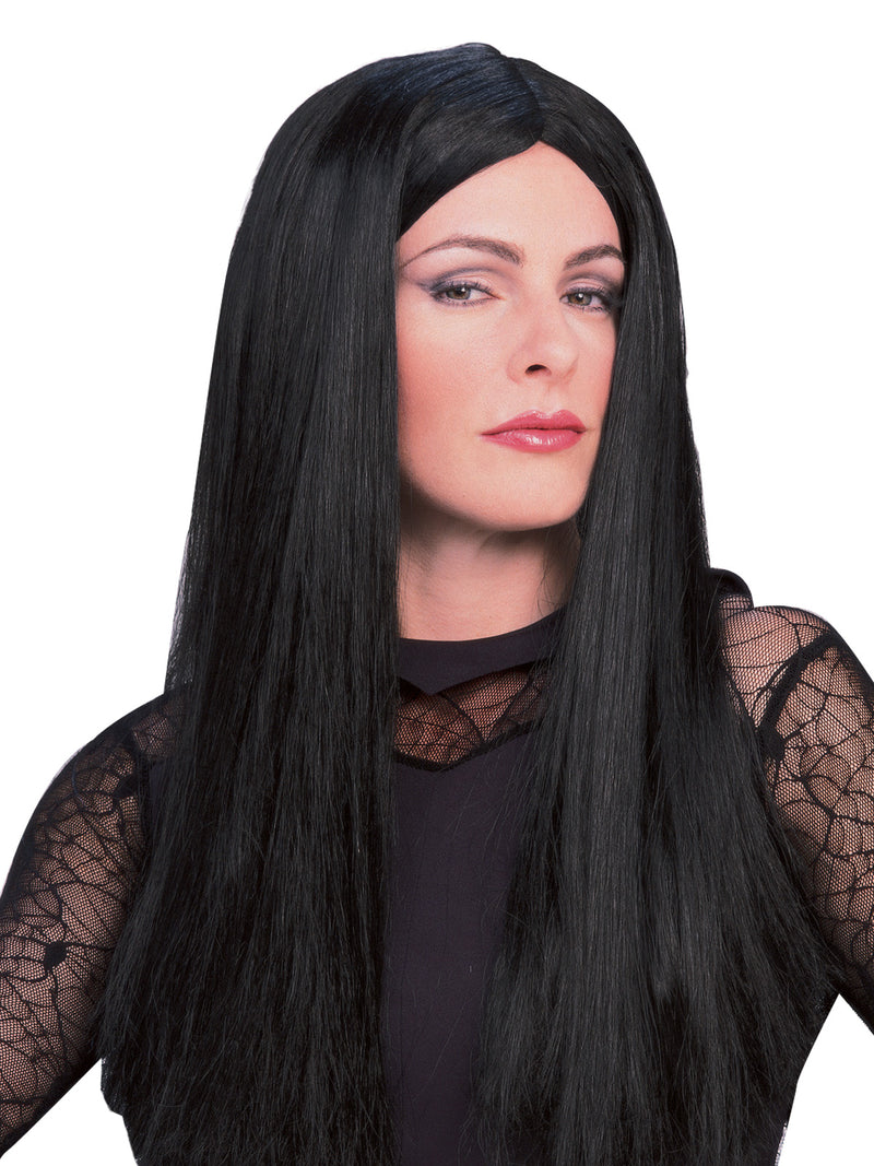 Morticia Wig Adult Womens -2