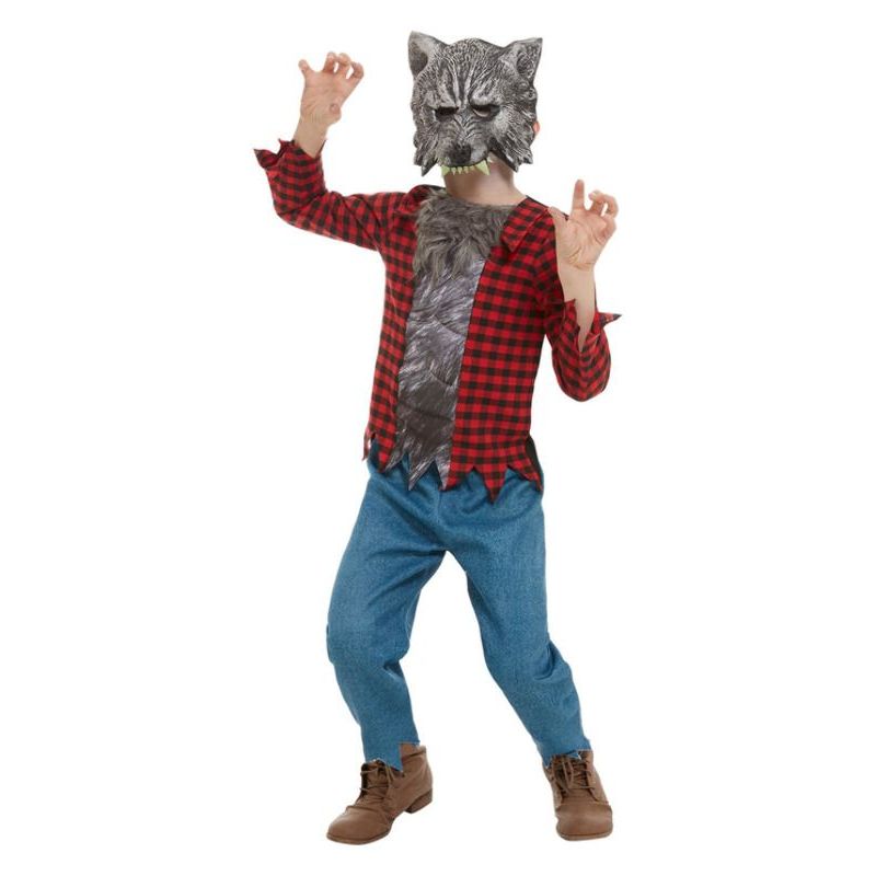 Werewolf Costume Child Red