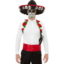 Day Of The Dead Kit Adult Red