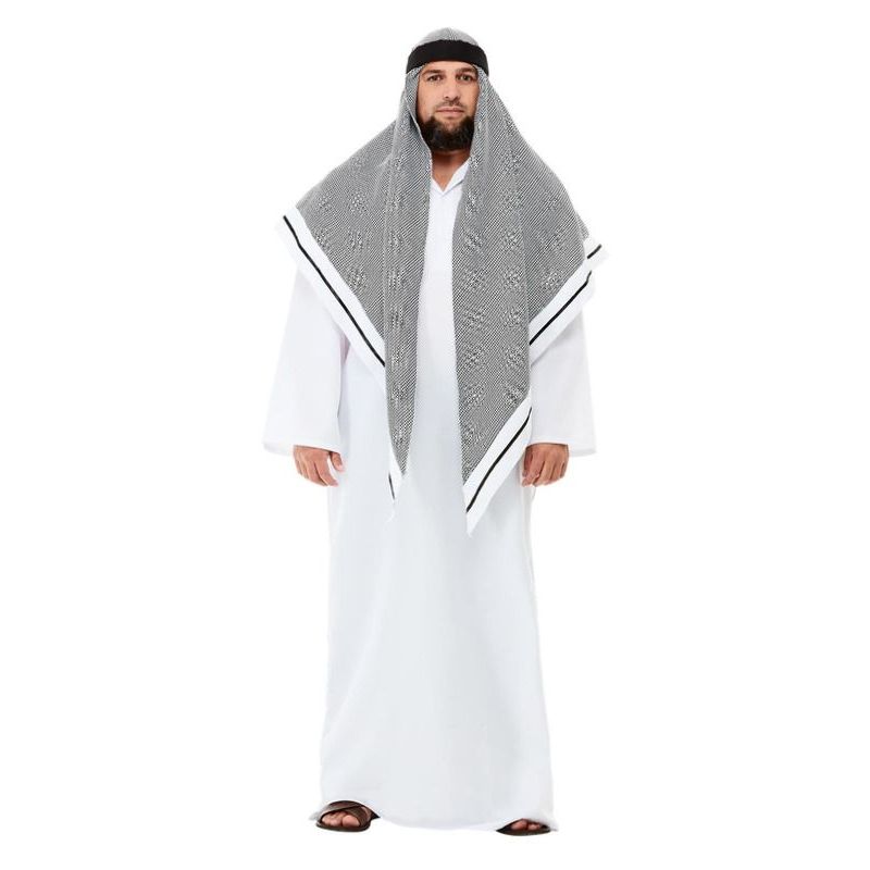 Deluxe Fake Sheikh Costume Adult White Mens