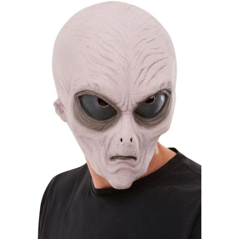 Alien Latex Mask Adult Purple Unisex -1