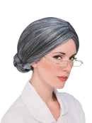 Old Lady Wig Adult Womens Grey -2