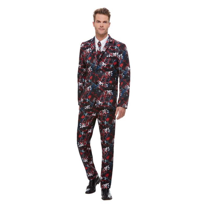 Saw Stand Out Suit Adult Black