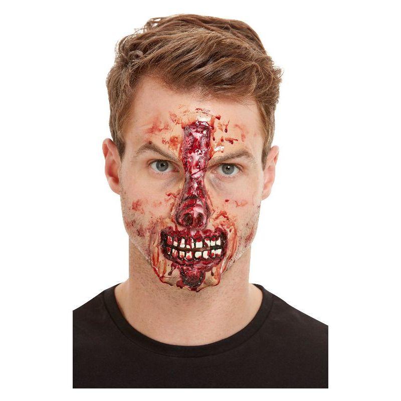 Smiffys Make Up Fx Exposed Nose & Mouth Red Unisex