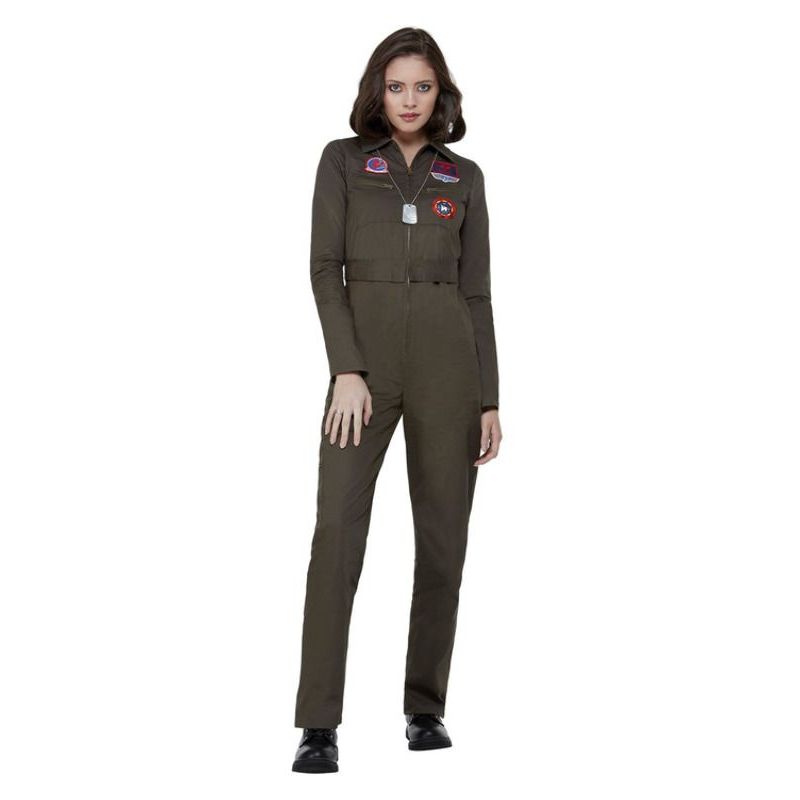 Top Gun Ladies Costume Khaki