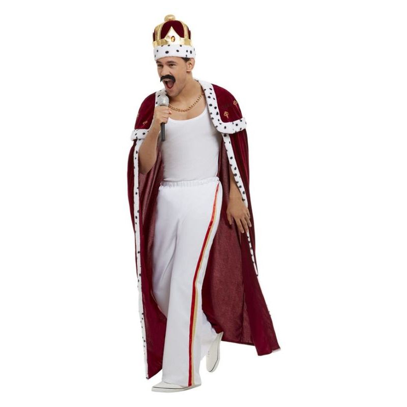 Queen Freddie Mercury Deluxe Royal Costume Adult Red