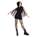 Spider Zip Up Jumper Dress Adult Black