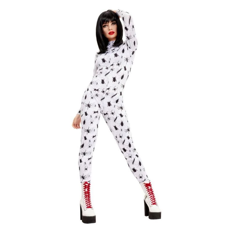 Bugging Out Catsuit Adult White Womens -1