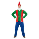 Gnome Costume Adult Blue Green