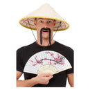 Oriental Kit Multicoloured Hat Moustache Fan