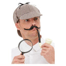 Detective Kit Adult Sherlock Holmes Hat Pipe Magnifying Glass