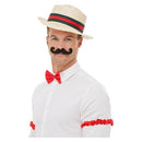 20s Barber Shop Kit Red Mens White -1