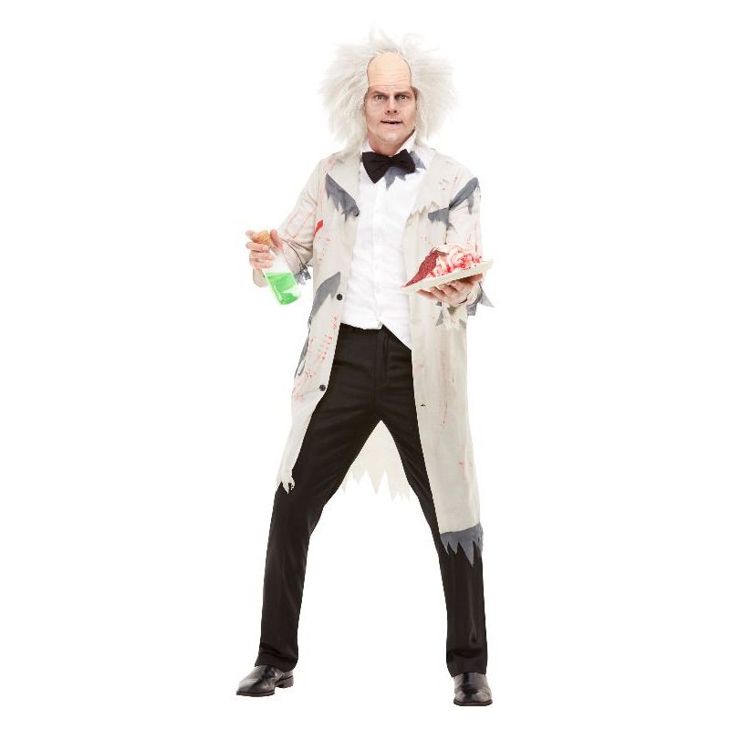 Mad Scientist Costume Adult Grey Mens