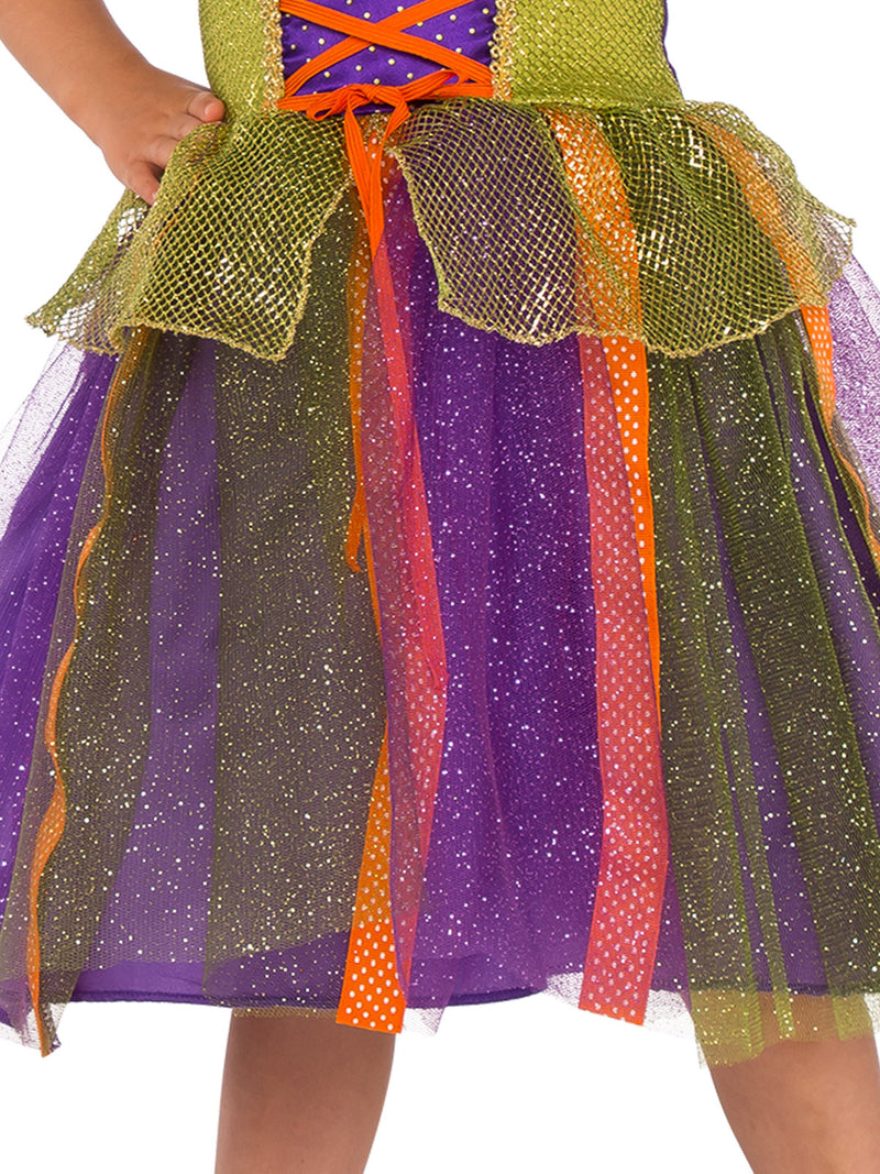 Pumpkin Witch Costume Girls Purple