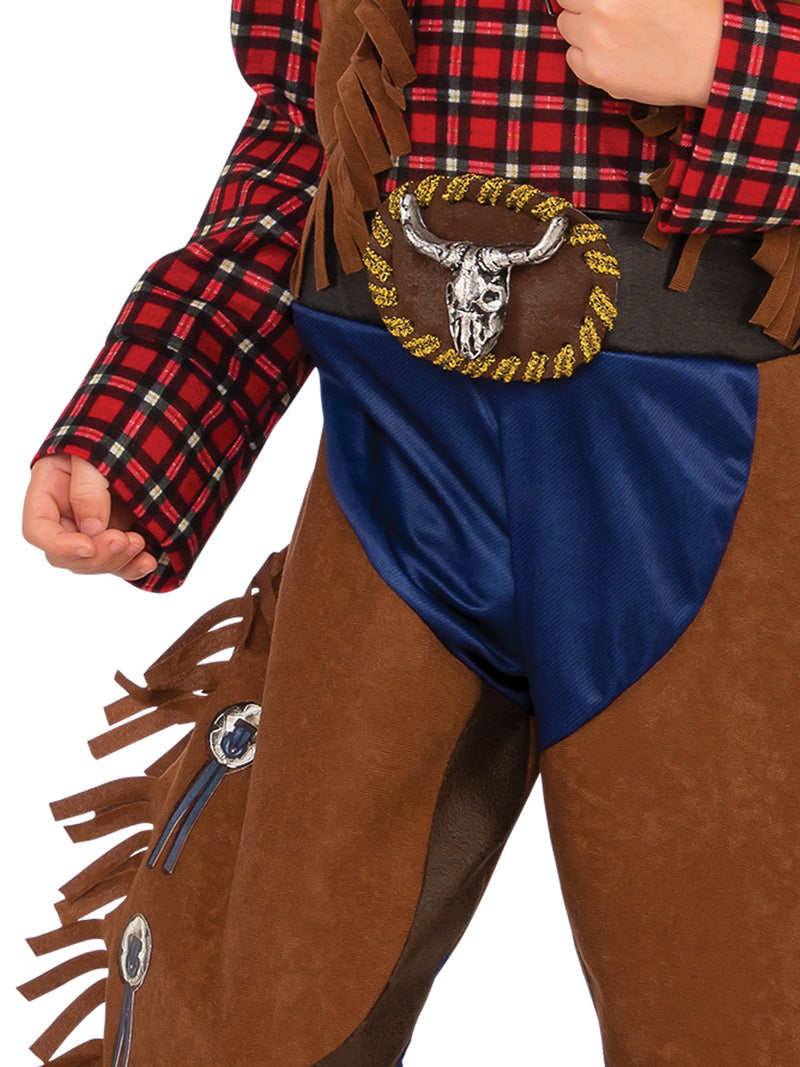 Little Wrangler Cowboy Costume Child Boys Brown