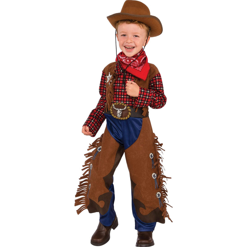 Little Wrangler Cowboy Costume Child Boys Brown
