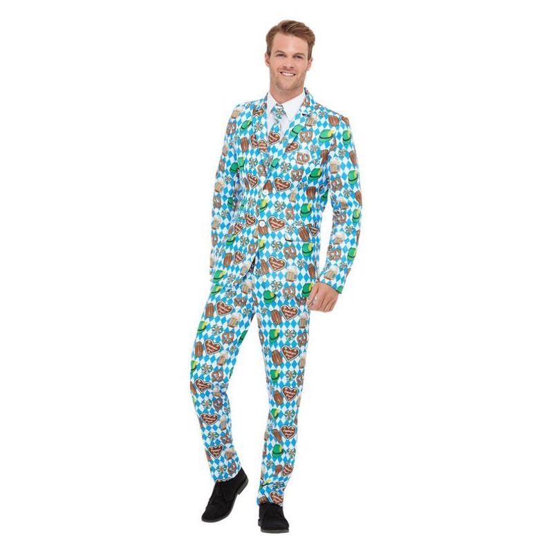 Oktoberfest Suit Adult Blue Mens