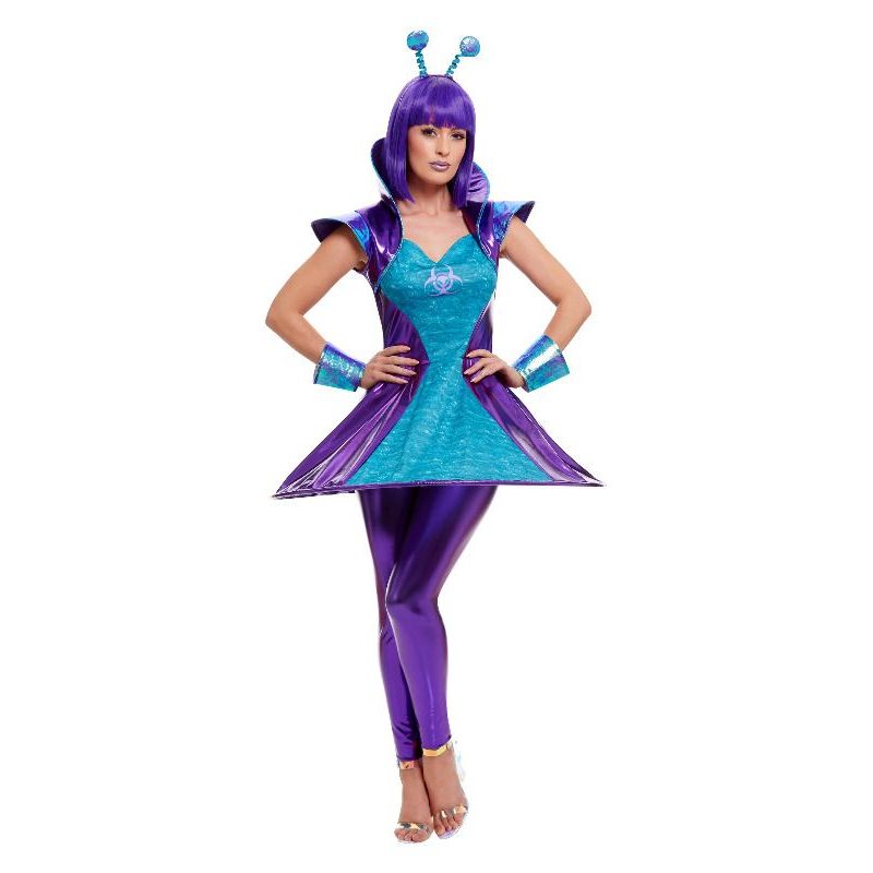 Alien Lady Costume Adult Multi Womens -1