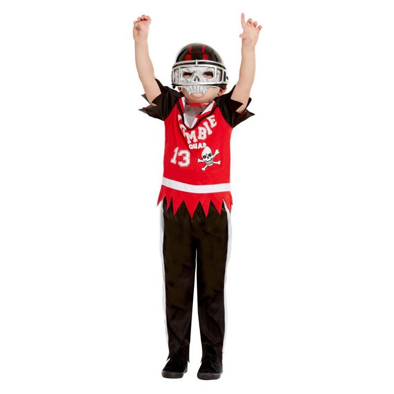 Zombie Football Player Costume Child Red Boys