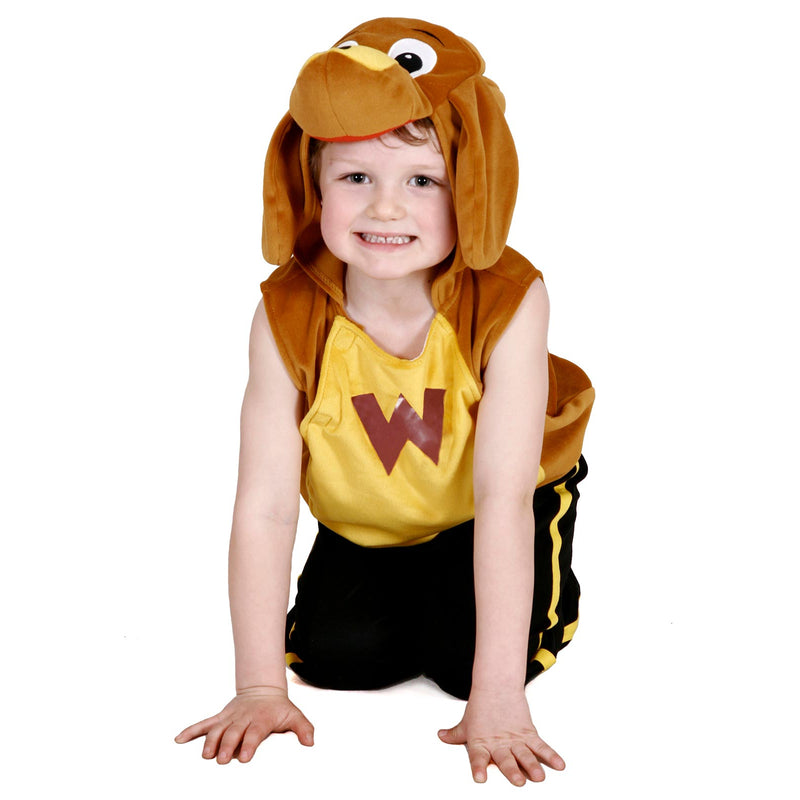 Wags Plush Tabard Child Boys Brown -1